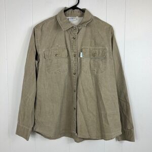 Tag Safari Travel Clothing Shirt Jacket Womens Long Sleeve Button Up Cotton XL